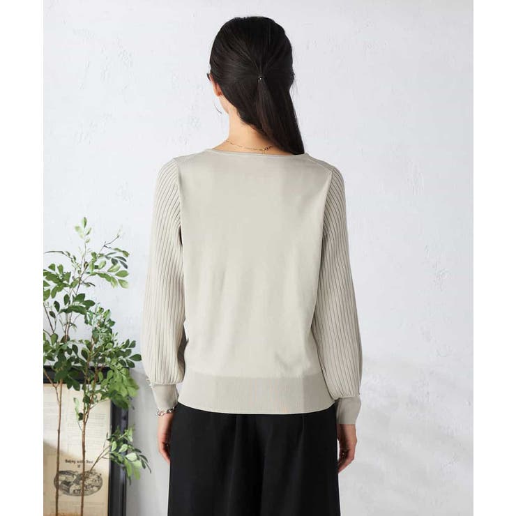 プリーツスリーブニット | a.v.v【WOMEN】 | 詳細画像13 