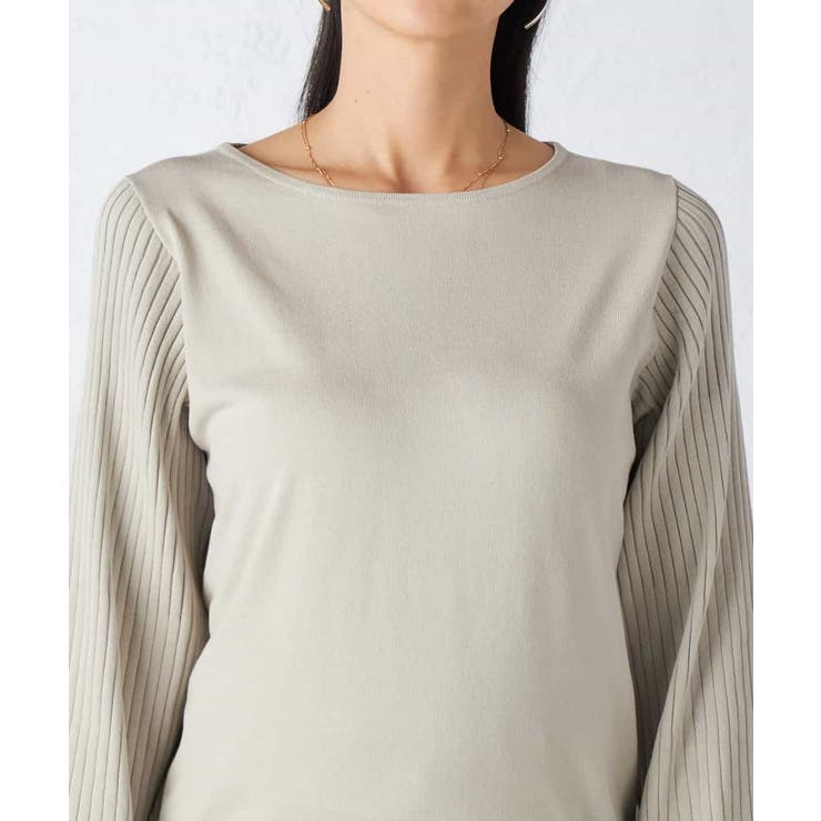 プリーツスリーブニット | a.v.v【WOMEN】 | 詳細画像14 