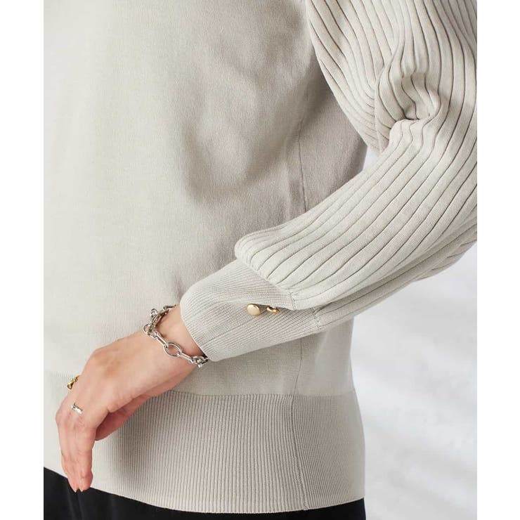 プリーツスリーブニット | a.v.v【WOMEN】 | 詳細画像15 