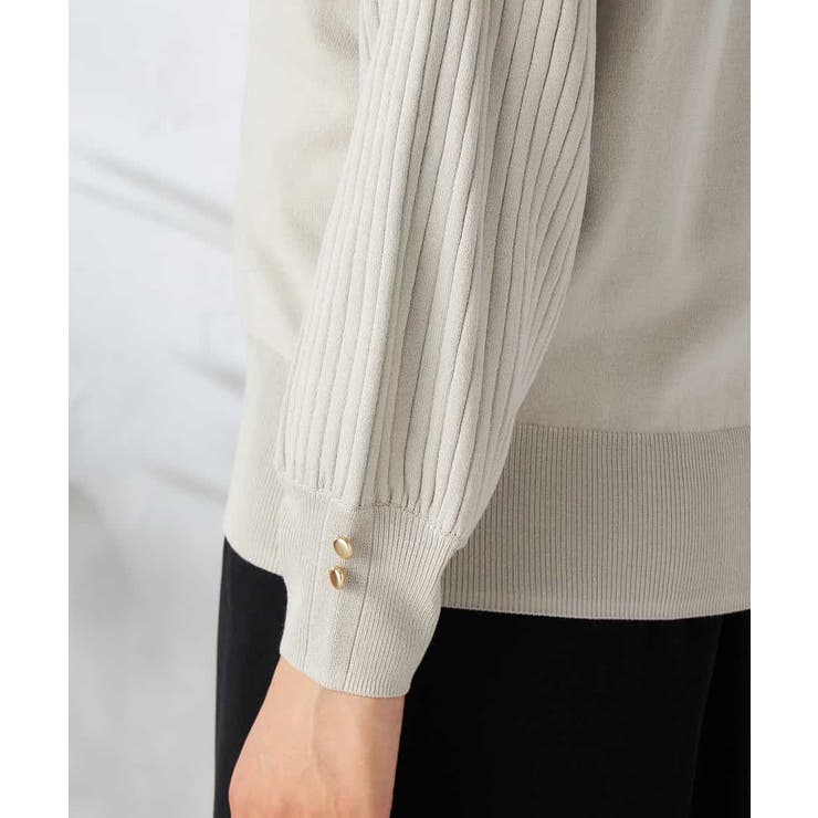 プリーツスリーブニット | a.v.v【WOMEN】 | 詳細画像17 