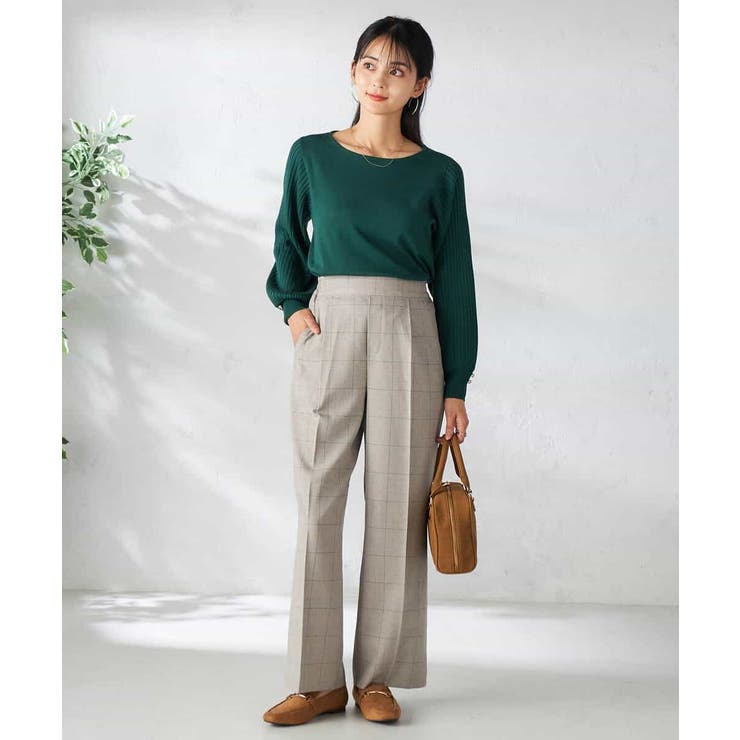 プリーツスリーブニット | a.v.v【WOMEN】 | 詳細画像26 