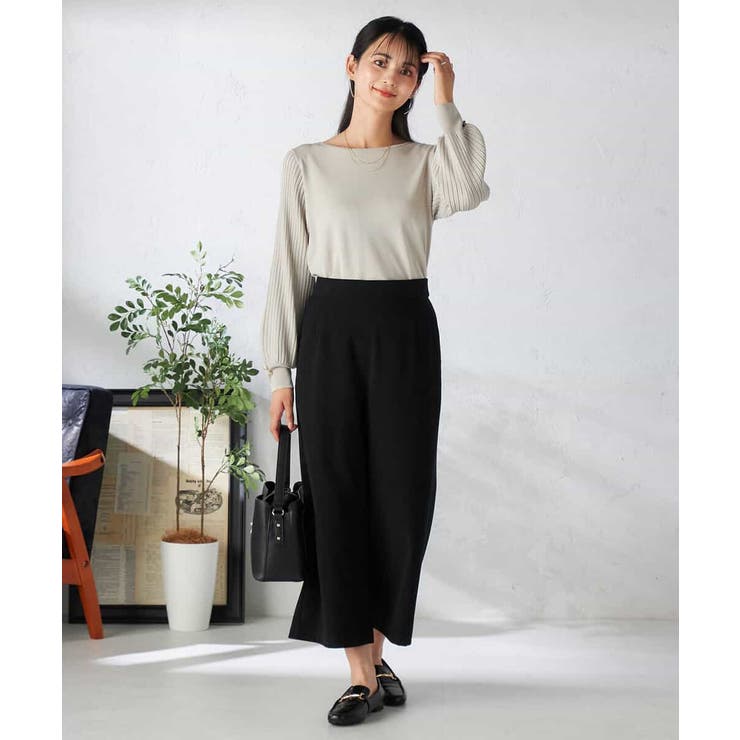 プリーツスリーブニット | a.v.v【WOMEN】 | 詳細画像3 