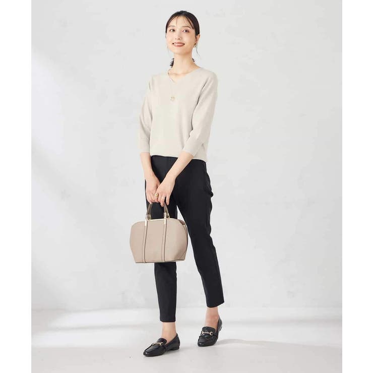 【UVカット/洗える】Vネック美ラクるパフスリーブニット | a.v.v【WOMEN】 | 詳細画像21 