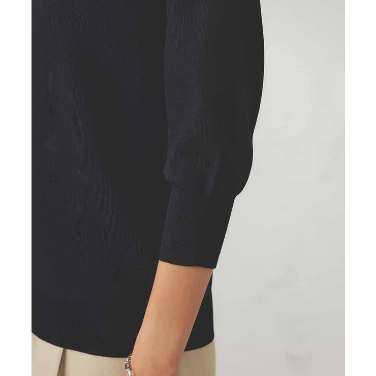 【UVカット/洗える】ボートネックパフスリーブ美ラクるニット | a.v.v【WOMEN】 | 詳細画像37 