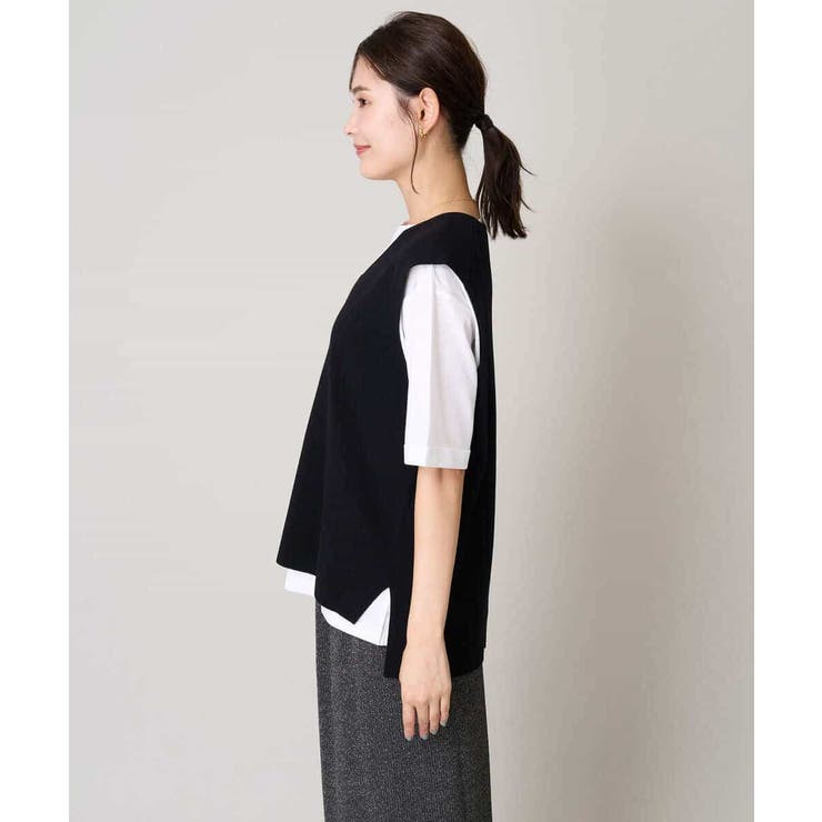 サイドスリットVネックニット | a.v.v【WOMEN】 | 詳細画像21 