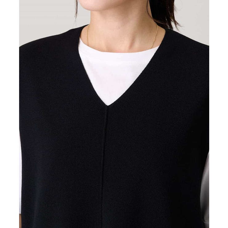 サイドスリットVネックニット | a.v.v【WOMEN】 | 詳細画像23 