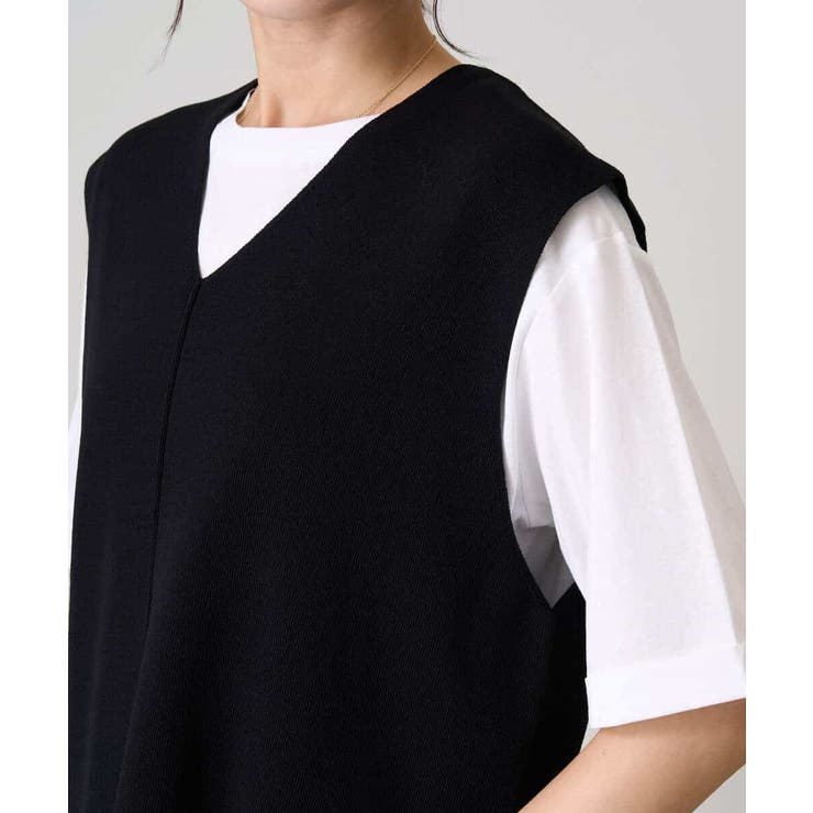 サイドスリットVネックニット | a.v.v【WOMEN】 | 詳細画像24 