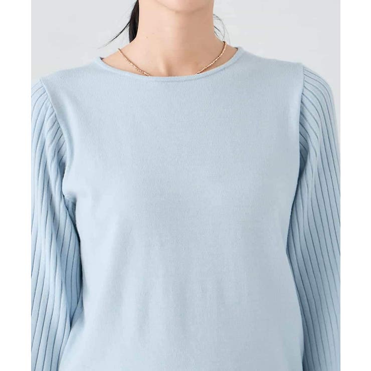 プリーツスリーブニット | a.v.v【WOMEN】 | 詳細画像33 