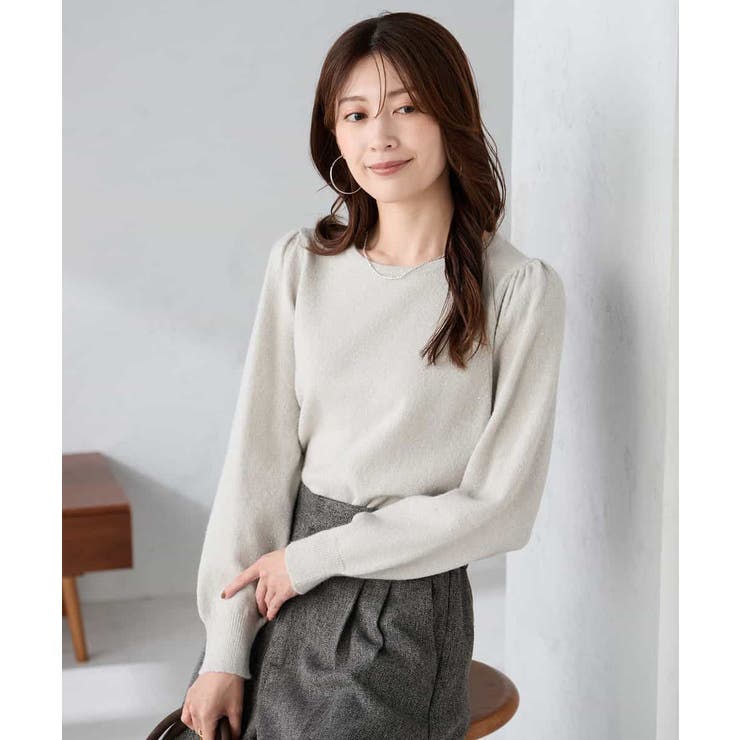 プリーツスリーブニット | a.v.v【WOMEN】 | 詳細画像40 