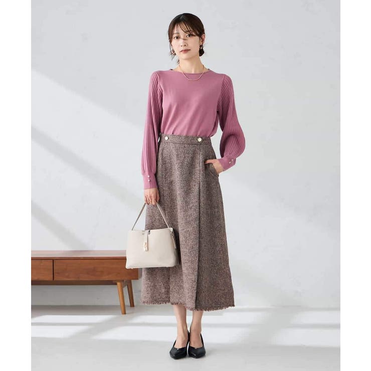 プリーツスリーブニット | a.v.v【WOMEN】 | 詳細画像8 