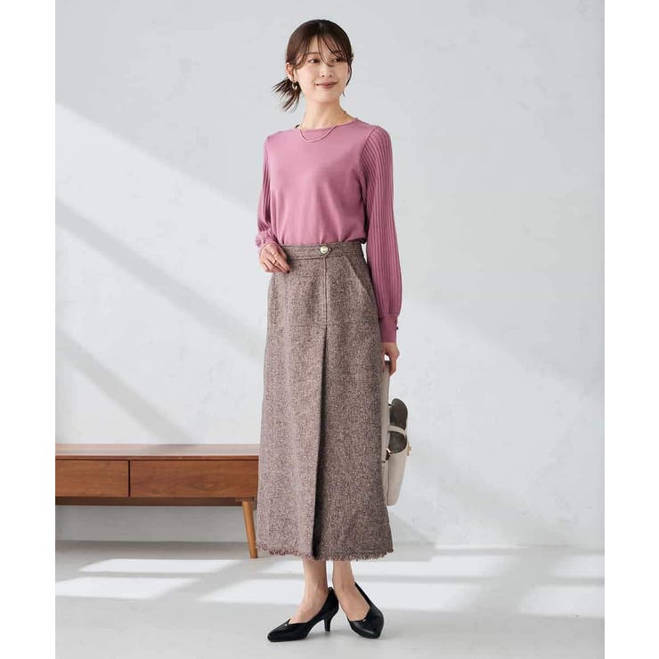 プリーツスリーブニット | a.v.v【WOMEN】 | 詳細画像9 