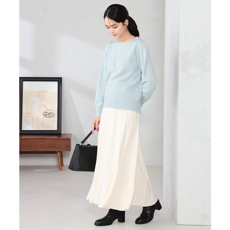 スパンコール混クルーネックニット | a.v.v【WOMEN】 | 詳細画像2 