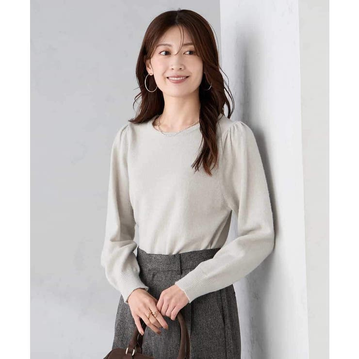 スパンコール混クルーネックニット | a.v.v【WOMEN】 | 詳細画像27 