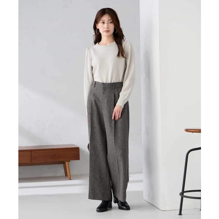 スパンコール混クルーネックニット | a.v.v【WOMEN】 | 詳細画像31 