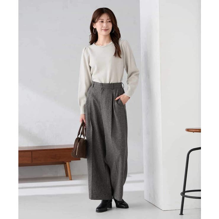 スパンコール混クルーネックニット | a.v.v【WOMEN】 | 詳細画像32 