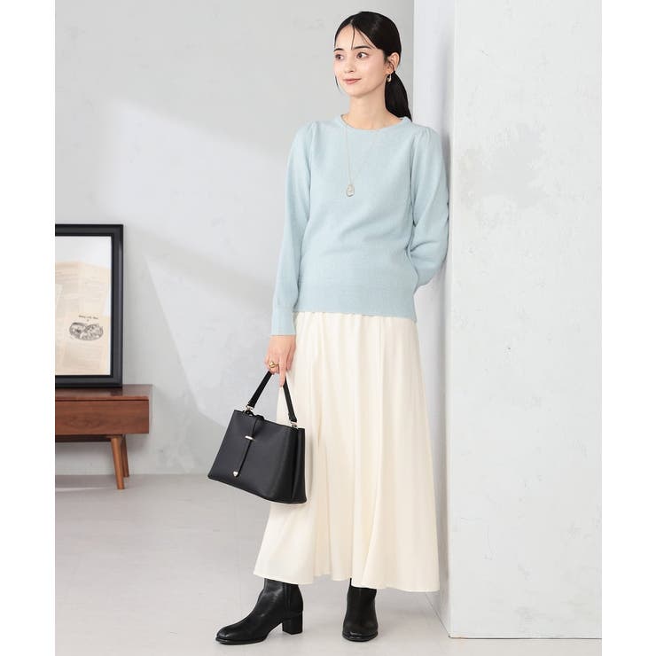 スパンコール混クルーネックニット | a.v.v【WOMEN】 | 詳細画像4 