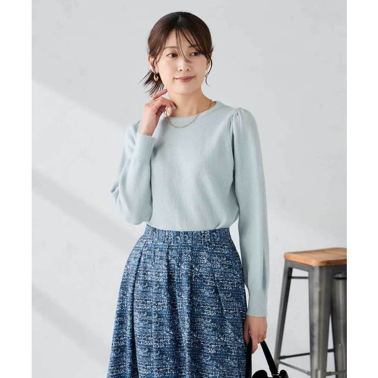 スパンコール混クルーネックニット | a.v.v【WOMEN】 | 詳細画像7 