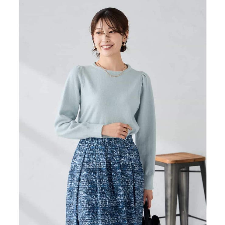 スパンコール混クルーネックニット | a.v.v【WOMEN】 | 詳細画像8 