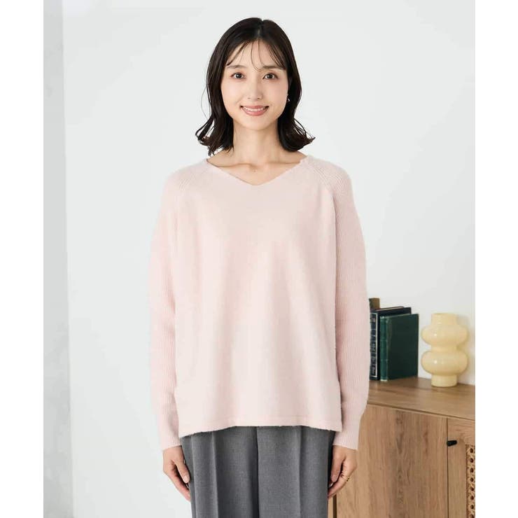 ラメVネックチュニックニット | a.v.v【WOMEN】 | 詳細画像21 