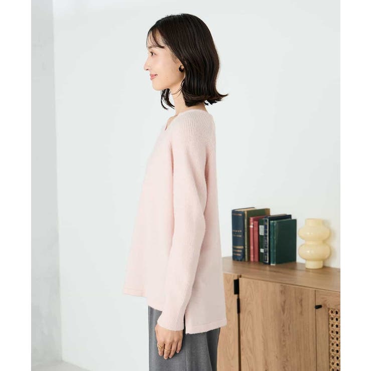 ラメVネックチュニックニット | a.v.v【WOMEN】 | 詳細画像22 