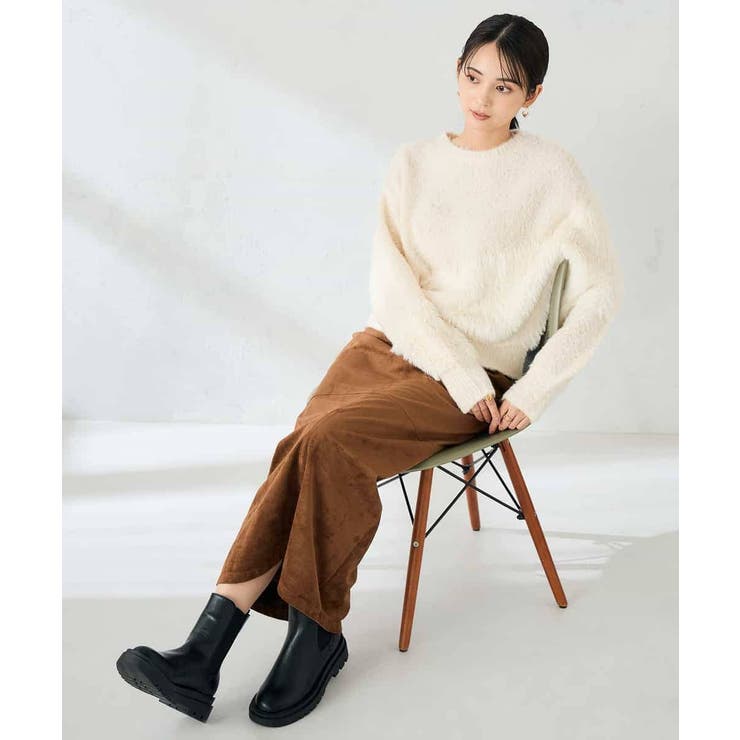 ミックスファンシーヤーンニット | a.v.v【WOMEN】 | 詳細画像12 