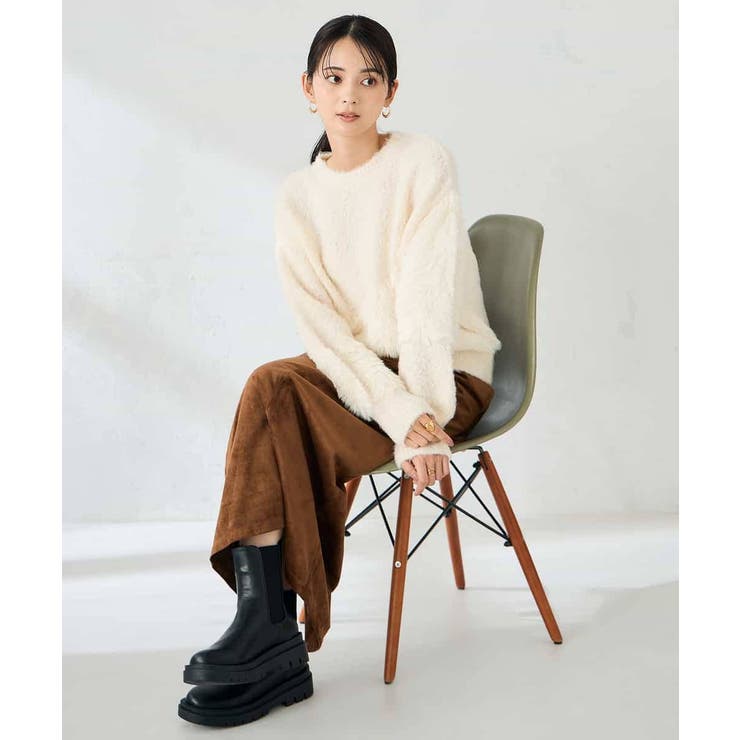 ミックスファンシーヤーンニット | a.v.v【WOMEN】 | 詳細画像14 