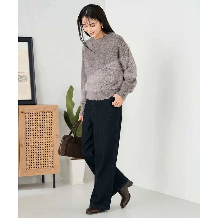 ミックスファンシーヤーンニット | a.v.v【WOMEN】 | 詳細画像19 