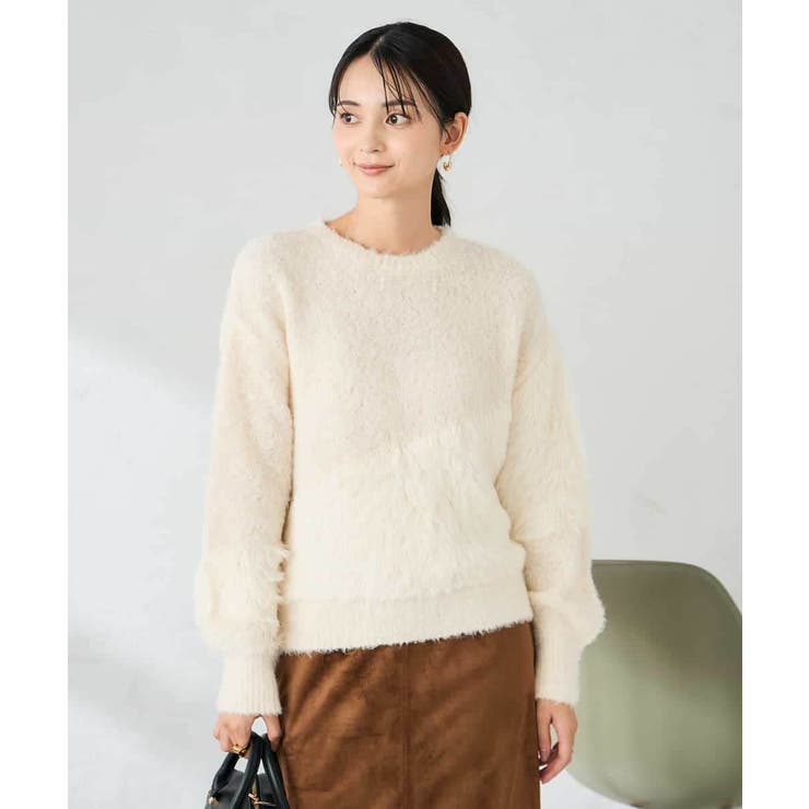 ミックスファンシーヤーンニット | a.v.v【WOMEN】 | 詳細画像4 