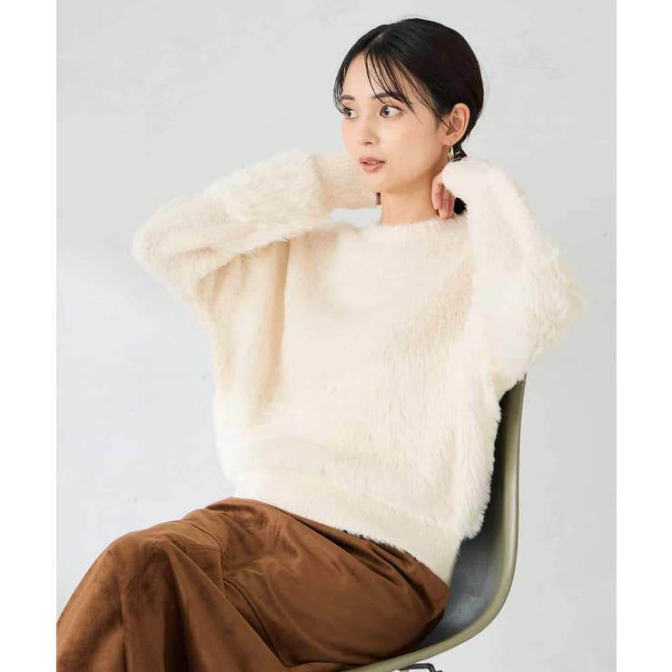 ミックスファンシーヤーンニット | a.v.v【WOMEN】 | 詳細画像6 