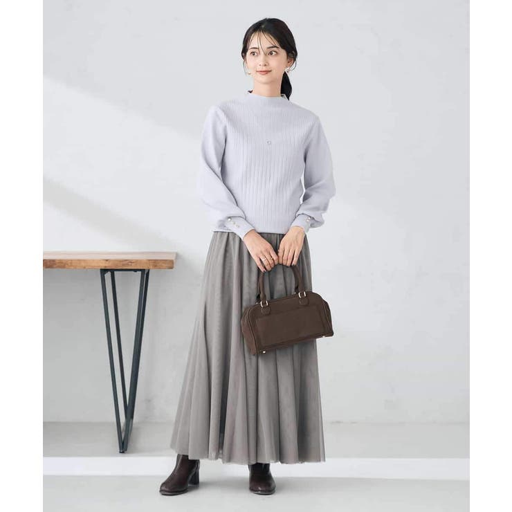 プチハイネック針抜きニット【新色追加】 | a.v.v【WOMEN】 | 詳細画像4 