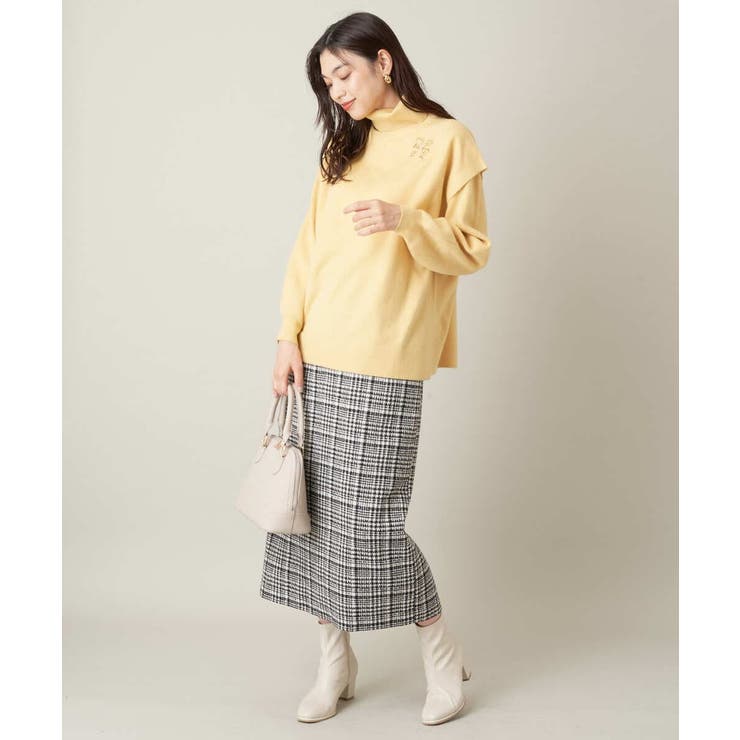 ショートニット×ベストレイヤードセット | a.v.v【WOMEN】 | 詳細画像14 