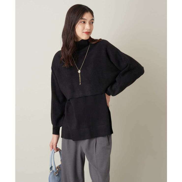 ショートニット×ベストレイヤードセット | a.v.v【WOMEN】 | 詳細画像29 