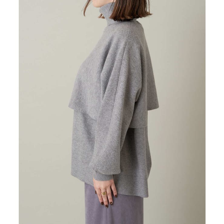 ショートニット×ベストレイヤードセット | a.v.v【WOMEN】 | 詳細画像49 