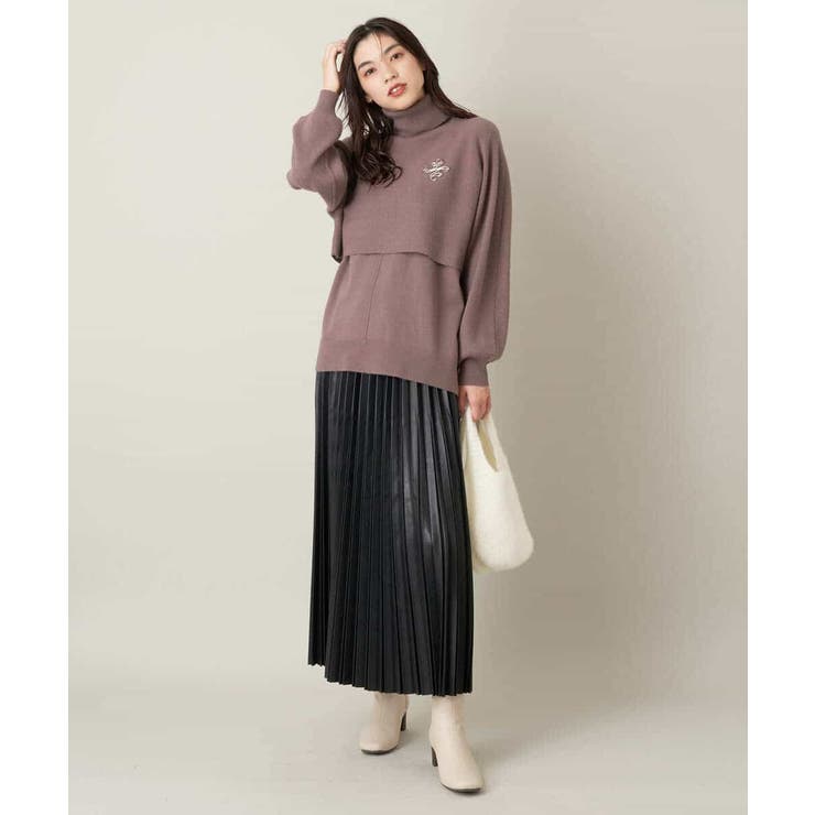 ショートニット×ベストレイヤードセット | a.v.v【WOMEN】 | 詳細画像67 