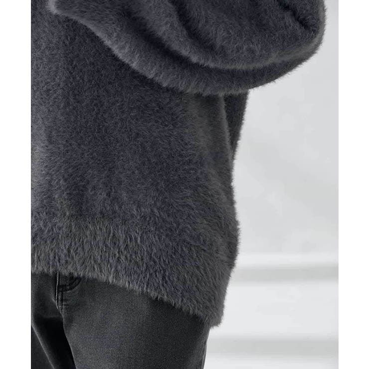 フェザーヤーンVネックニット | a.v.v【WOMEN】 | 詳細画像28 