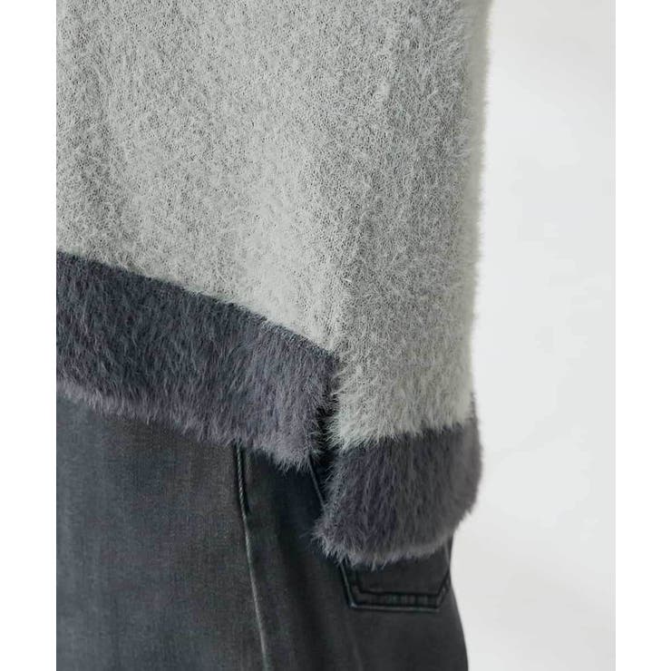 フェザーヤーンバイカラーニット | a.v.v【WOMEN】 | 詳細画像38 