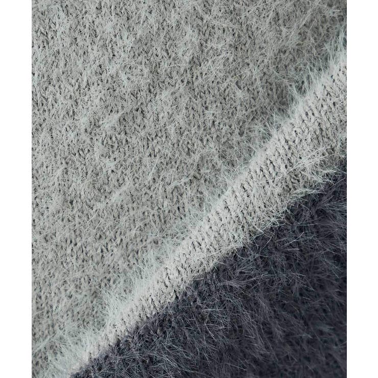 フェザーヤーンバイカラーニット | a.v.v【WOMEN】 | 詳細画像41 