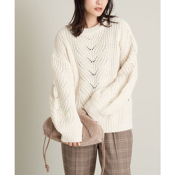 ローゲージニット[品番：ITKW0006800]｜a.v.v【WOMEN】（アーヴェヴェ