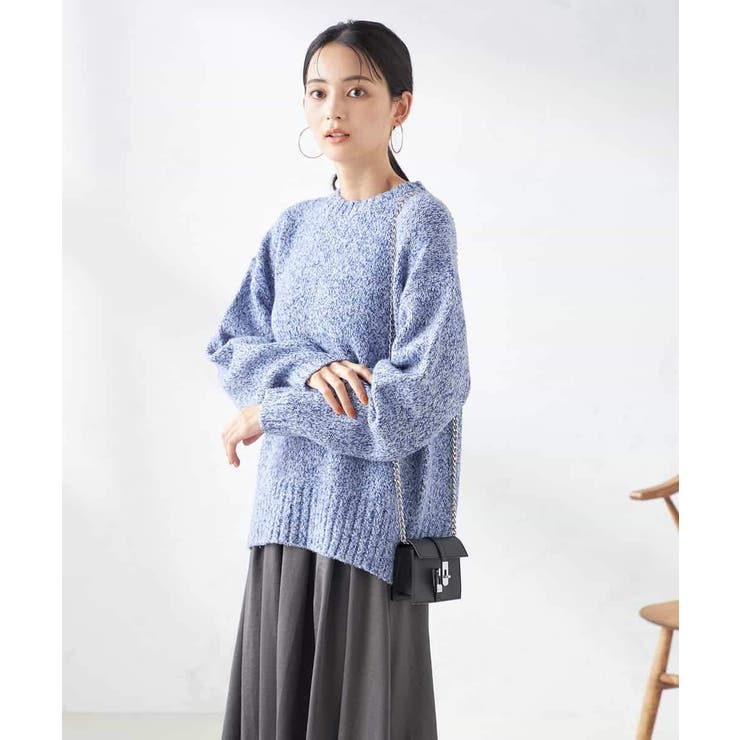 TAUPE - トープ - Lineart Loose Tilden Knit - ラインアート
