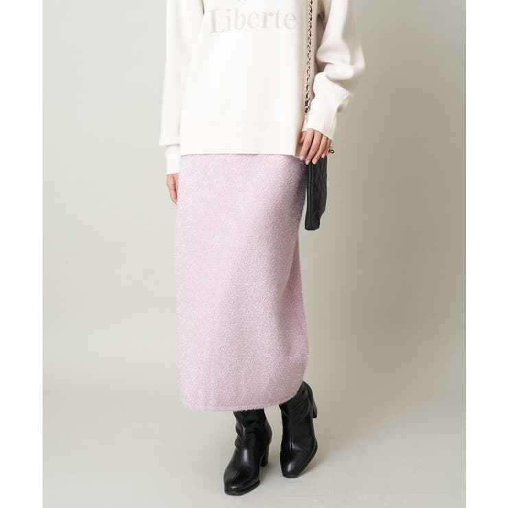 ラメフェザースカート | a.v.v【WOMEN】 | 詳細画像3 