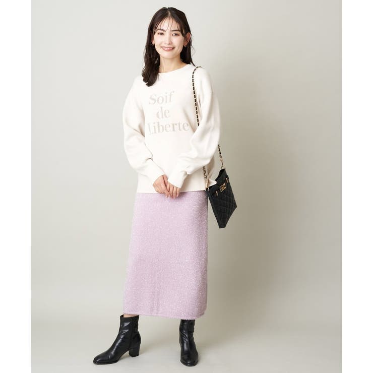 ラメフェザースカート | a.v.v【WOMEN】 | 詳細画像4 