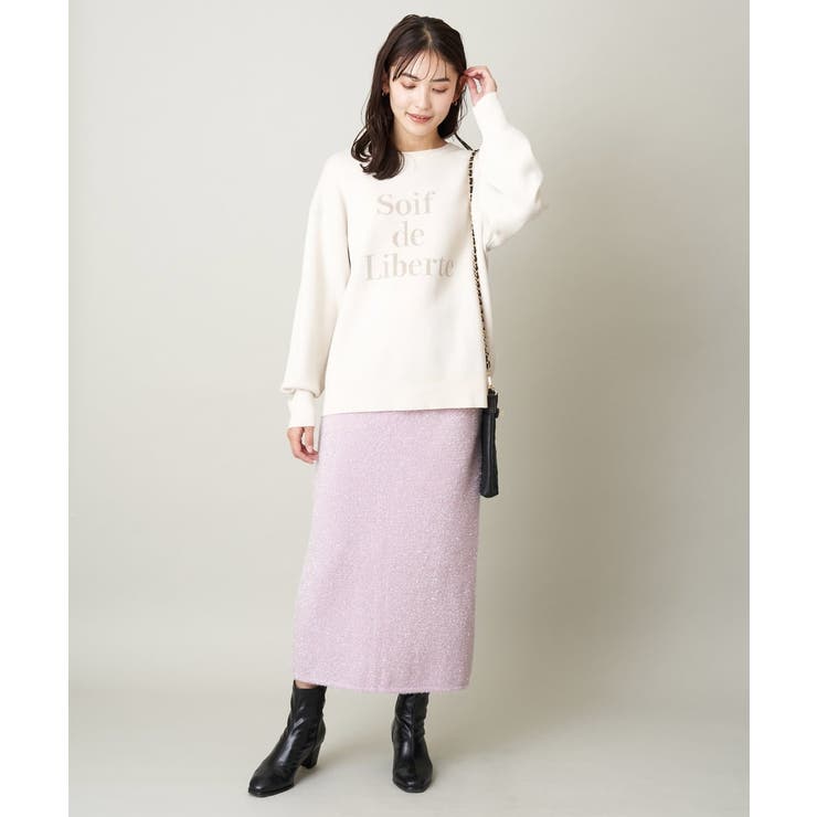 ラメフェザースカート | a.v.v【WOMEN】 | 詳細画像6 