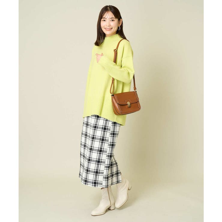 【洗える】ブロックチェックナロースカート | a.v.v【WOMEN】 | 詳細画像20 