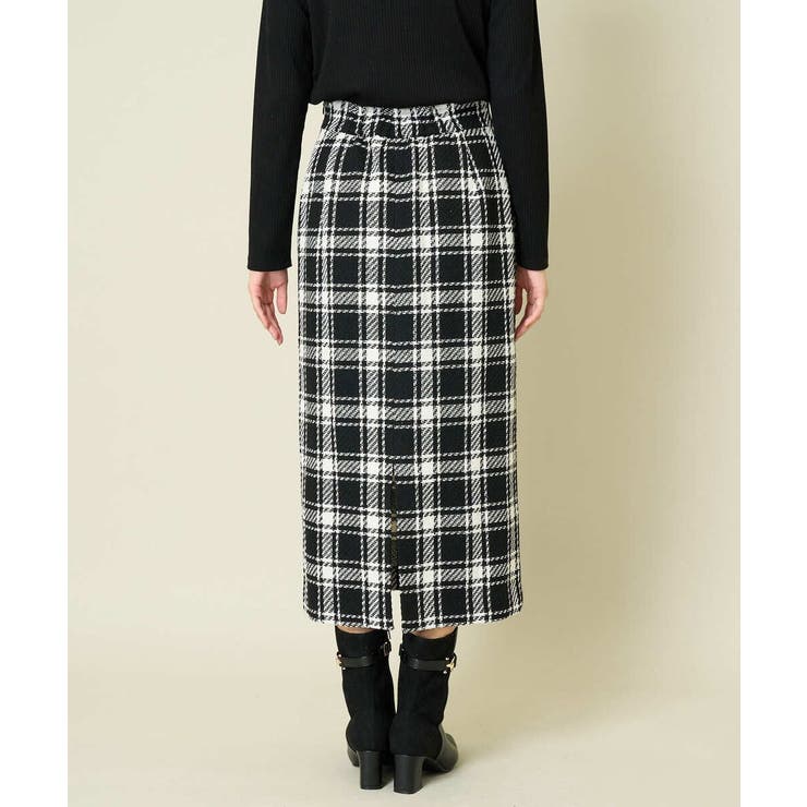 【洗える】ブロックチェックナロースカート | a.v.v【WOMEN】 | 詳細画像27 