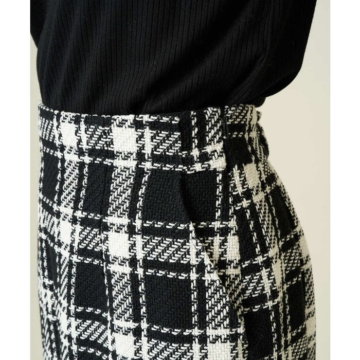 【洗える】ブロックチェックナロースカート | a.v.v【WOMEN】 | 詳細画像29 