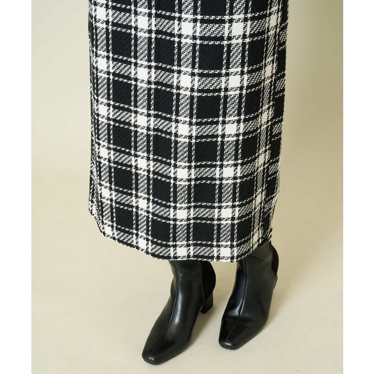 【洗える】ブロックチェックナロースカート | a.v.v【WOMEN】 | 詳細画像30 