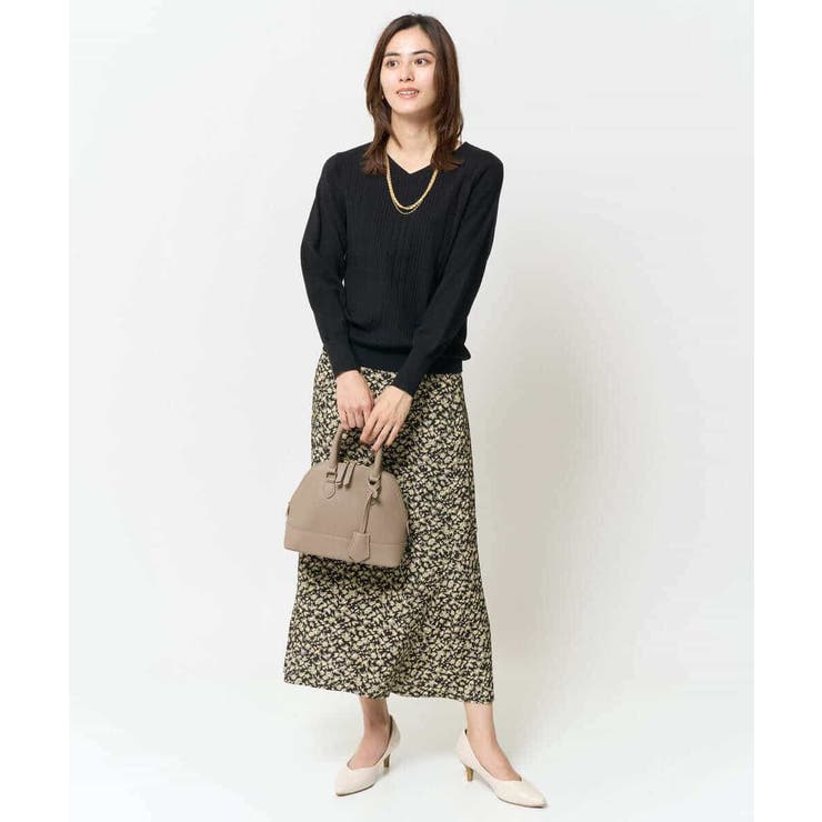 小花柄ジャガードスカート | a.v.v【WOMEN】 | 詳細画像12 