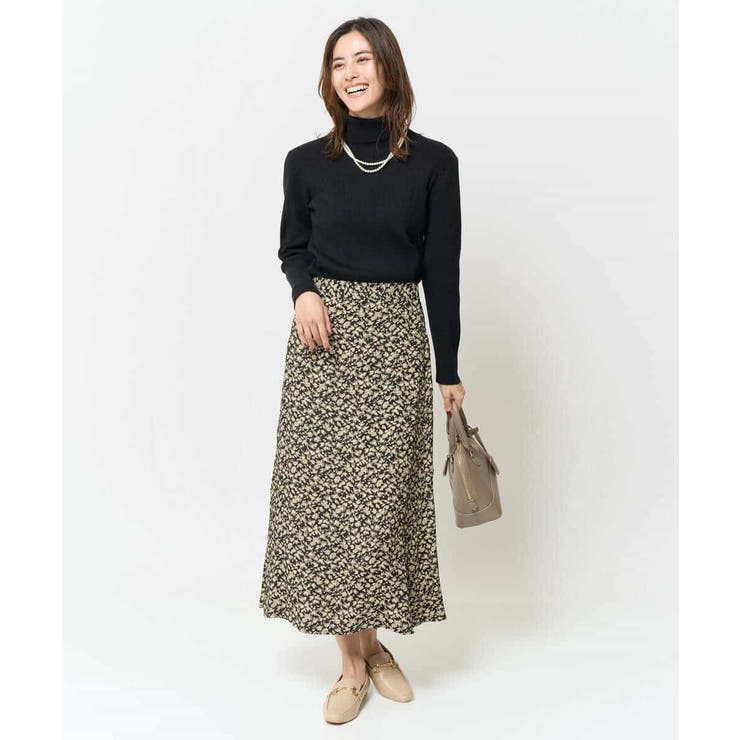 小花柄ジャガードスカート | a.v.v【WOMEN】 | 詳細画像6 