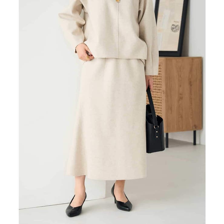 【洗える/ストレッチ】ウールライクジャージマーメイドスカート | a.v.v【WOMEN】 | 詳細画像1 