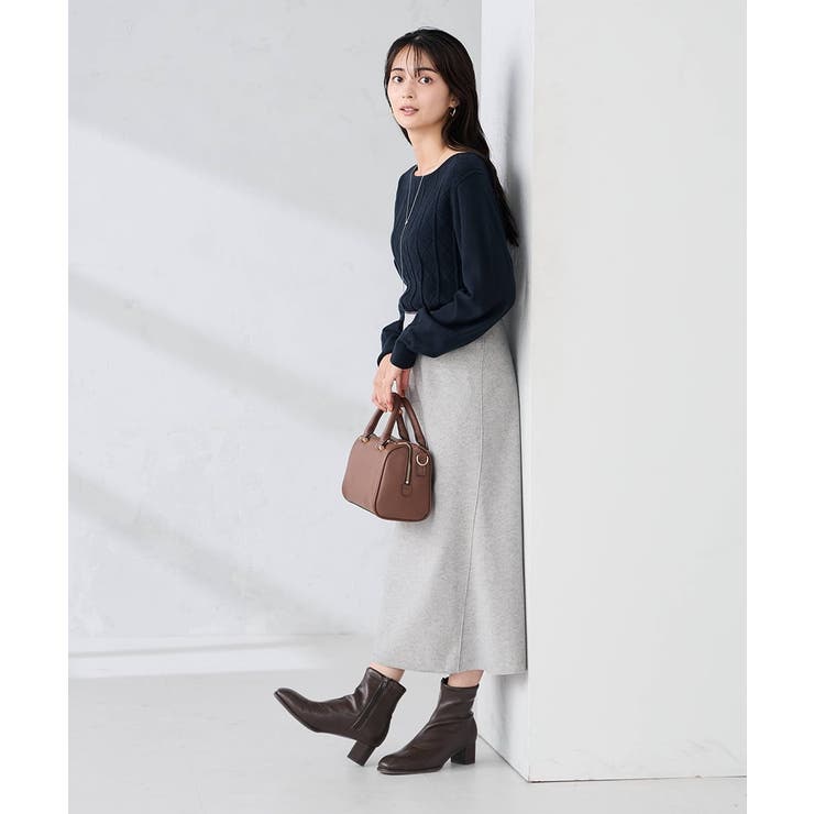 【洗える/ストレッチ】ウールライクジャージマーメイドスカート | a.v.v【WOMEN】 | 詳細画像10 